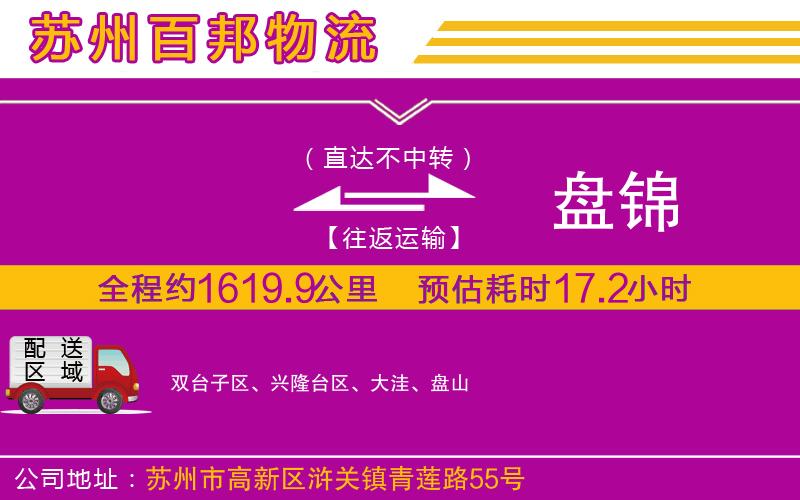 到盤錦物流公司